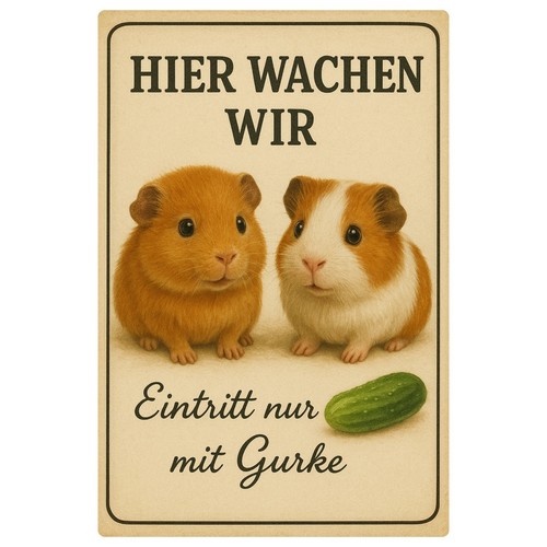 Meerschweinchen tierschild - meerschweinchen,