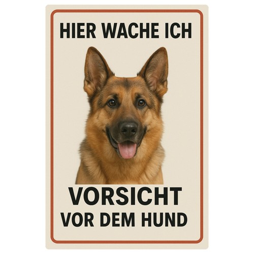 Schäferhund hundeschild - schäferhund,
