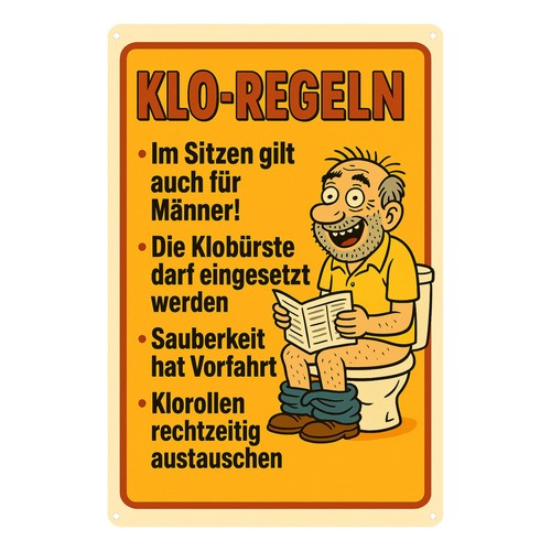 Klo regeln spruch - klo,