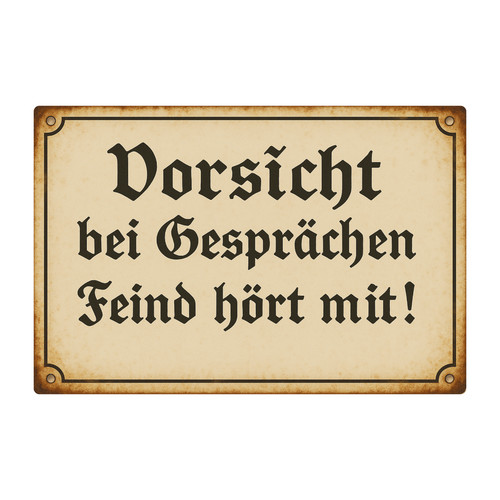 Vorsicht bei gesprächen feind - bei,