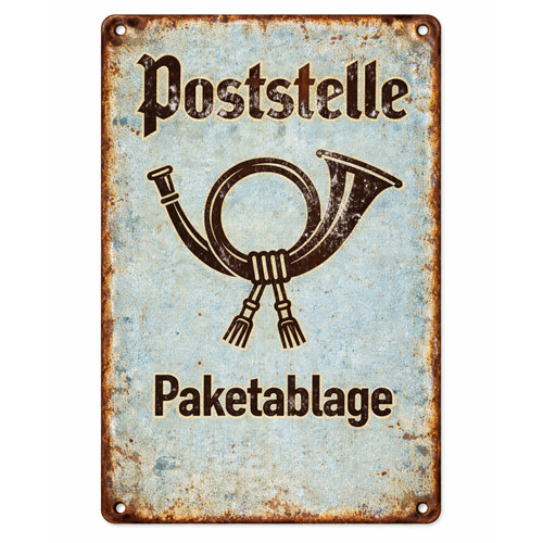 Poststelle paketablage - poststelle,