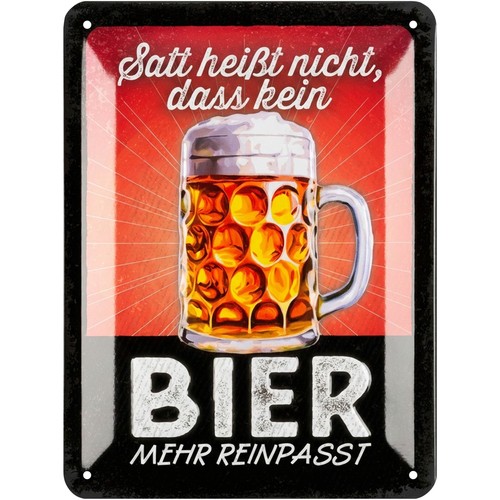 Blechschilder retro bier bar - bier,