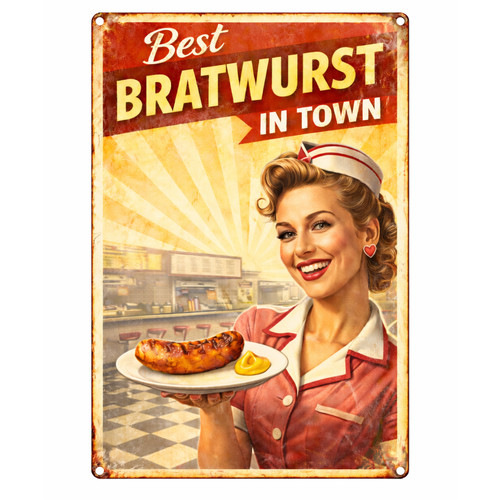 Bratwurst best town - bratwurst,