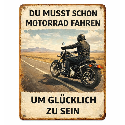 Motorrad biker glück - biker,