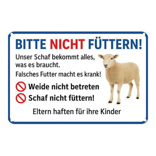 Schafe nicht füttern - schafe,