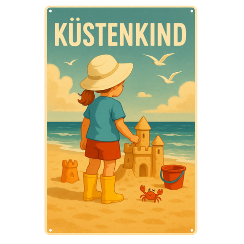 Küstenkind sandburg meer - küstenkind,