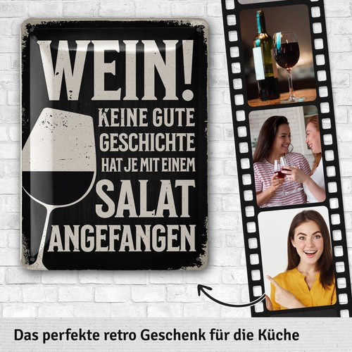 Retro blechschilder sprüche - blechschilder,