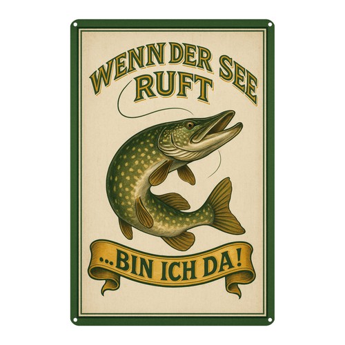 See anglerschild angeln - see,