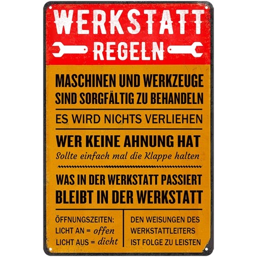 Nostalgisches blechschild - nostalgisches,