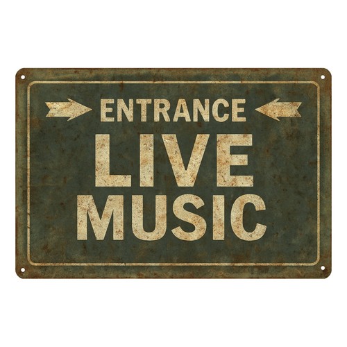 Live music entrance - live,