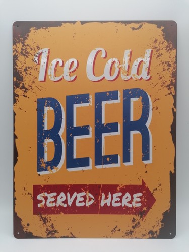 Retro schild blechschild - retro,