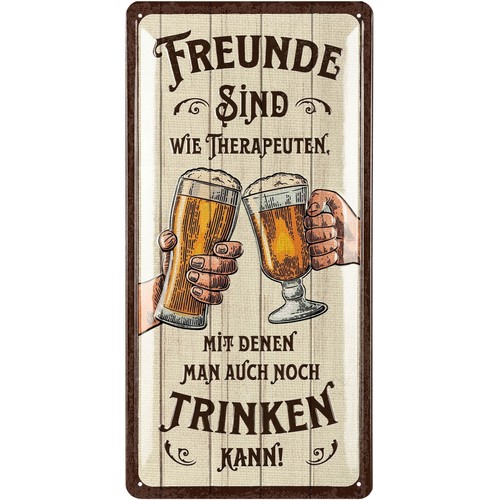 Retro blechschild bier - retro,