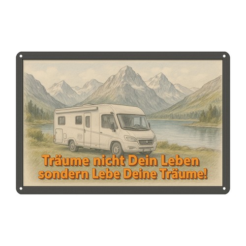 Wohnmobil spruch blechschild - spruch, |