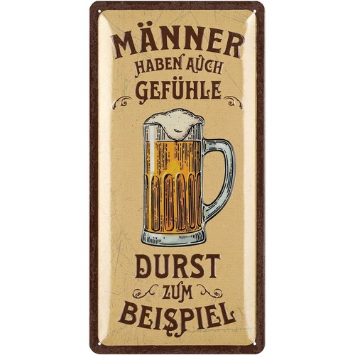 Retro blechschild bier - blechschild,
