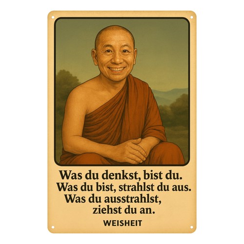 Weisheit denken schild - weisheit,