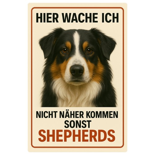 Shepherd hundeschild - shepherd,